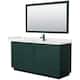 Option Green / White Quartz Top / Matte Black Hardware