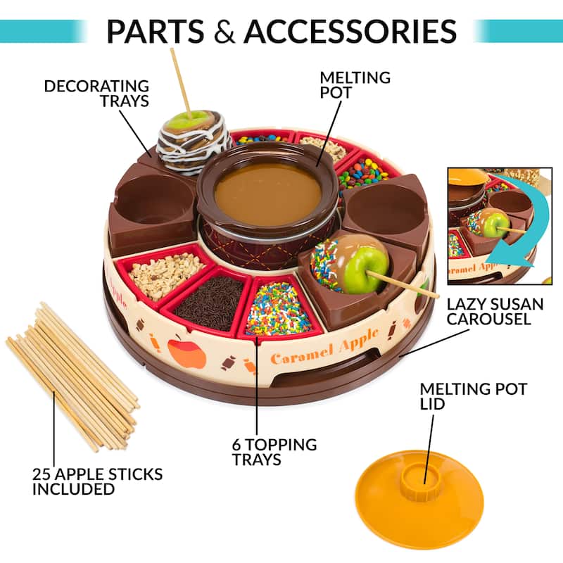 Nostalgia Caramel & Chocolate Apple Maker