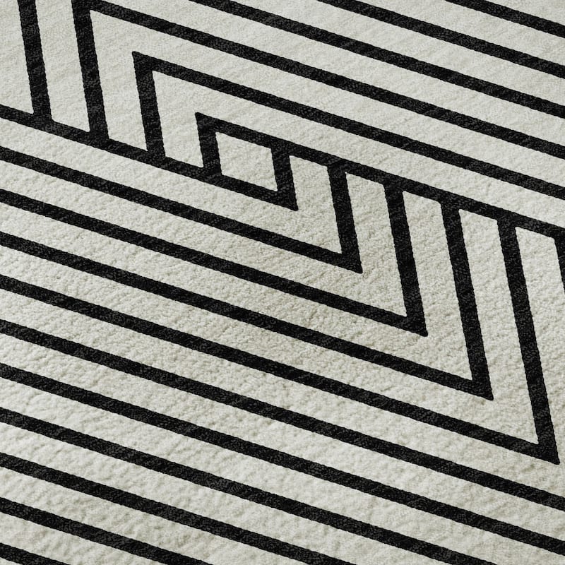 Premium Washable Super Soft Modern Geo Mayfield Rug