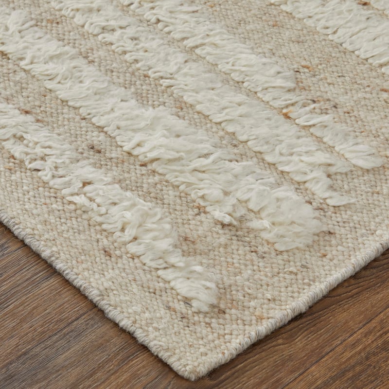 Grand Bazaar Saena Hand Woven Stripes Transitional Area Rug