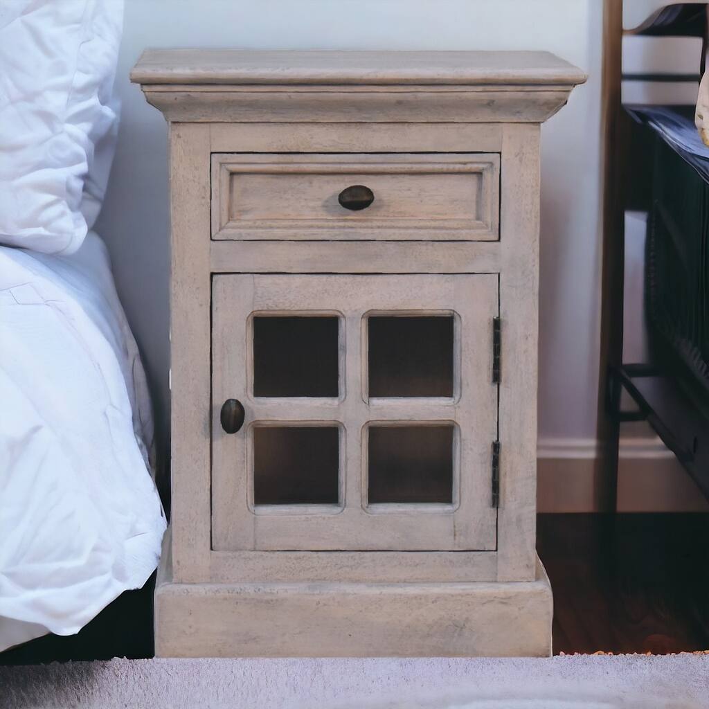 Glazed Stone Bedside