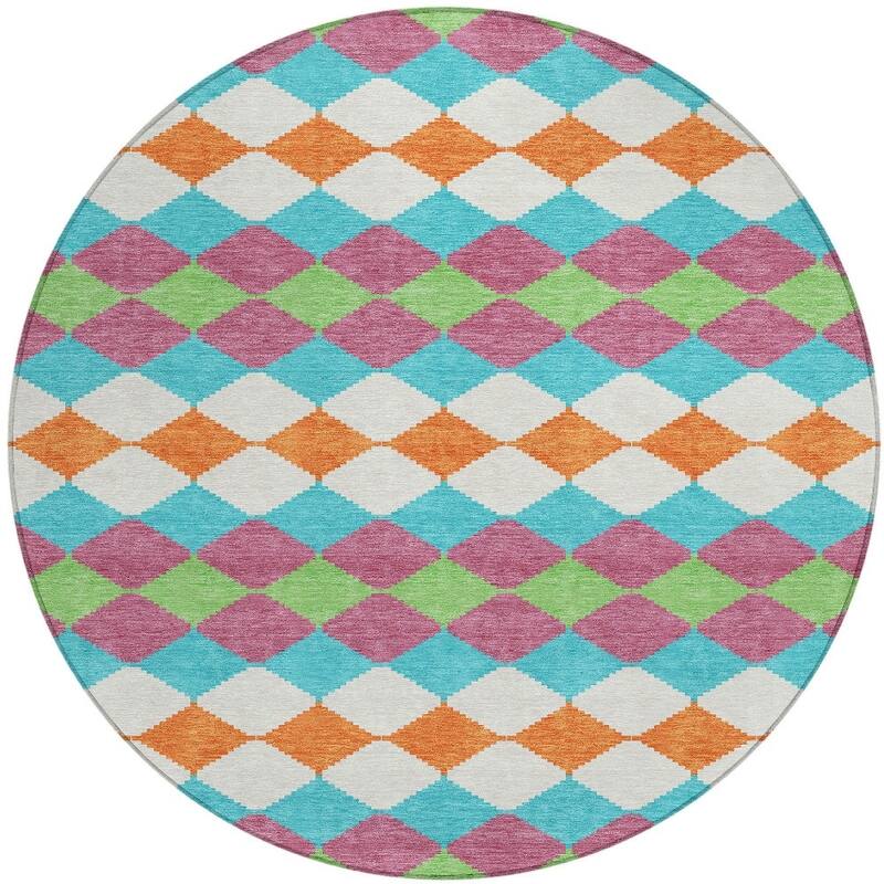 HomeRoots Geometric Transitional Rectangle Outdoor Rug