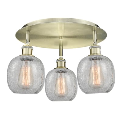 Innovations Lighting Belfast - 3 Light 18" Flush Mount