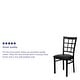 preview thumbnail 9 of 25, Window Back Metal Restaurant Chair - 16.75"W x 20"D x 36.5"H - 16.75"W x 20"D x 36.5"H