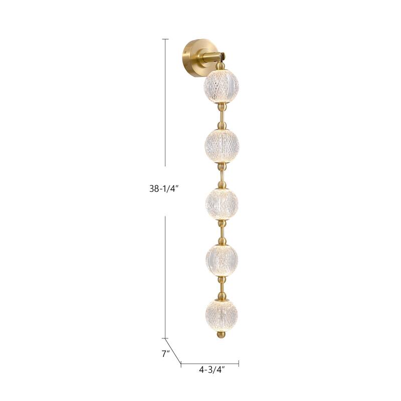 Alora Lighting WV321005-UNV-010 Marni 38" Tall 3000K LED Bathroom