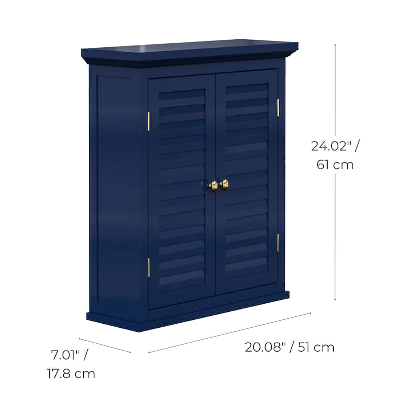Teamson Home Glancy 20 in. x 24.02 in. Removable Wall Cabinet