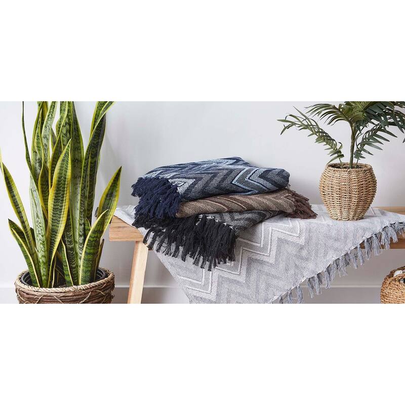 DII Zig-Zag Chevron Throw