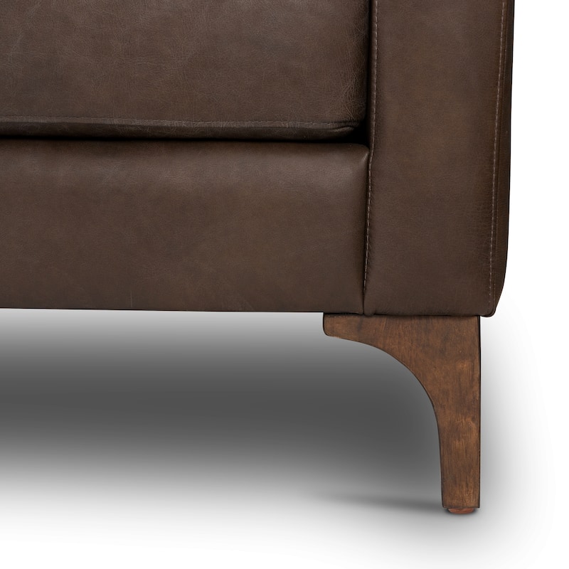 Poly & Bark Sorrento Sectional - Genuine Italian Leather