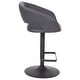preview thumbnail 102 of 178, Vinyl Adjustable Height Barstool with Rounded Mid-Back