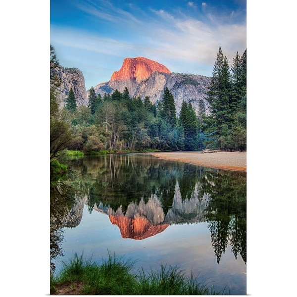 "Sunset on Half Dome In Yosemite" Poster Print