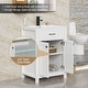 preview thumbnail 127 of 143, Modern Bathroom Vanity with Sink & Faucet Storage Cabinet Set