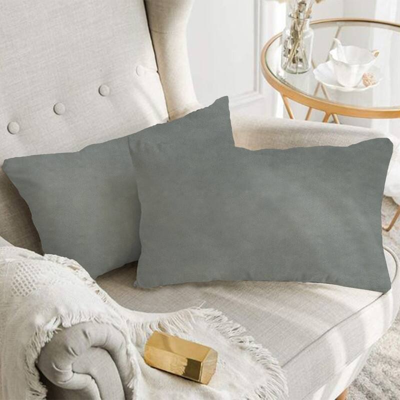 A1HC Pack of 2 Velvet Throw Pillow Covers, Hidden Zipper Closure
