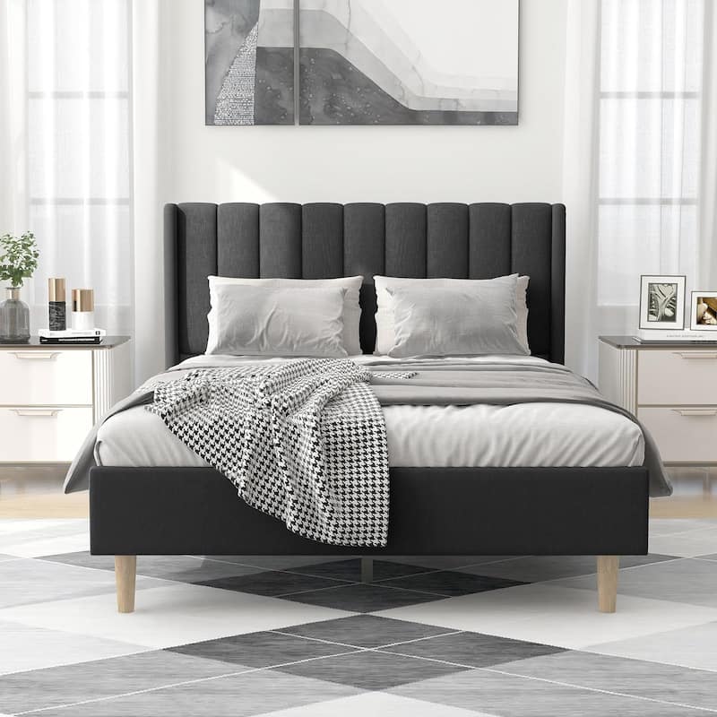 Alazyhome Upholstered Platform Bed Frame