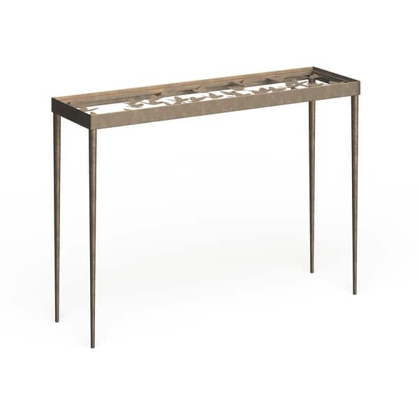 SAFAVIEH Rosalie Antique Gold Leaf Butterfly Console Table Bed Bath