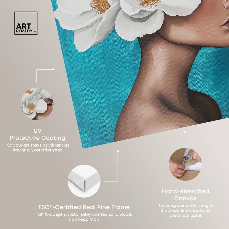 Floral Goddess I Canvas by Art Remedy, Gallery Wrapped