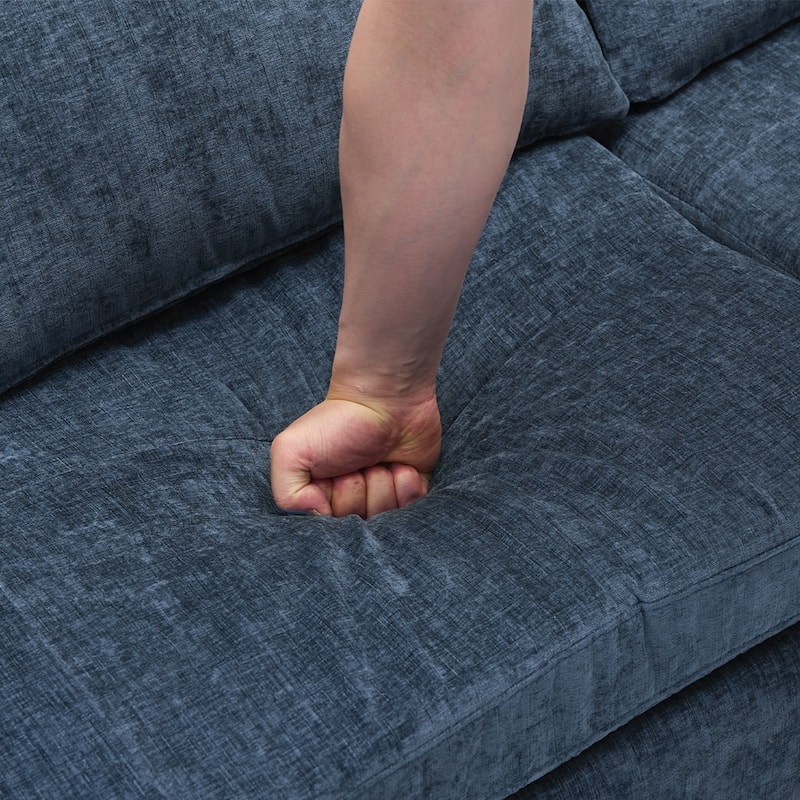 2-in-1 Sofa 82" Three-seater Sofa with a Sofa Bed