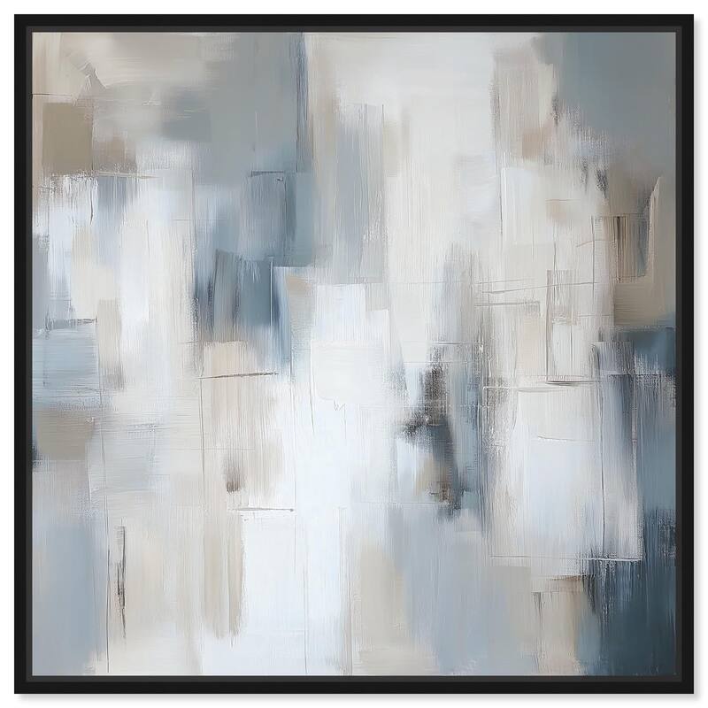 Sculpted Surface Canvas by Art Remedy - Black - 20" x 20"