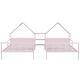 preview thumbnail 30 of 28, Twin Metal Double Platform Bed with Nightstand