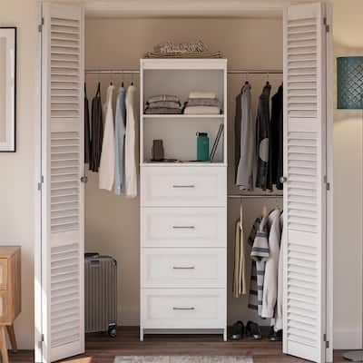 Systembuild Evolution Galora 4 Drawer Closet Storage