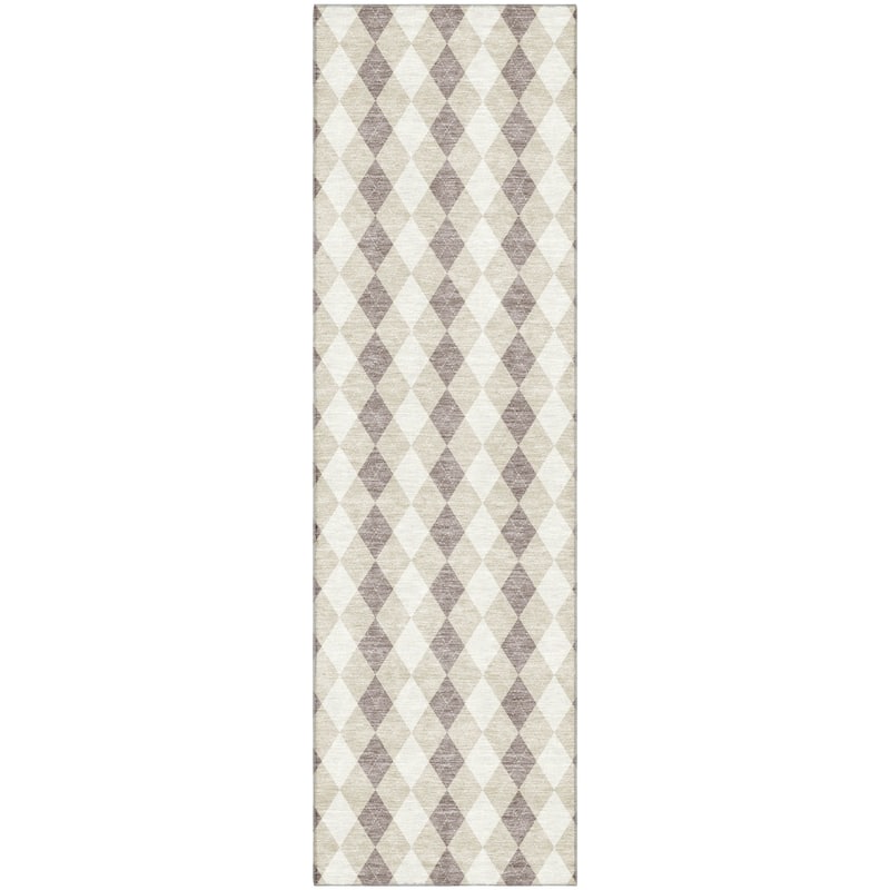 Premium Washable Super Soft Argyle Mayfield Rug