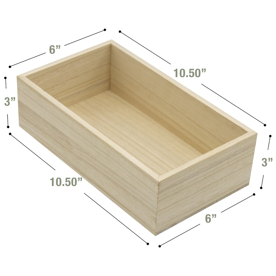 Unfinished wood crates, Organizer bins, Wooden box, Cabinet containers - On  Sale - Bed Bath & Beyond - 35373499