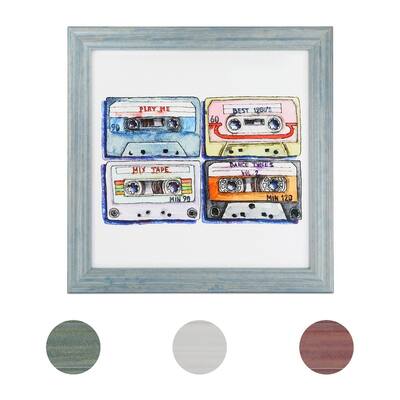 ArtToFrames Rustic Waves 8x10 Inch Picture Frame, 1.50 Inch Wood Poster Frame Available in Multiple Colors (56673-8x10)