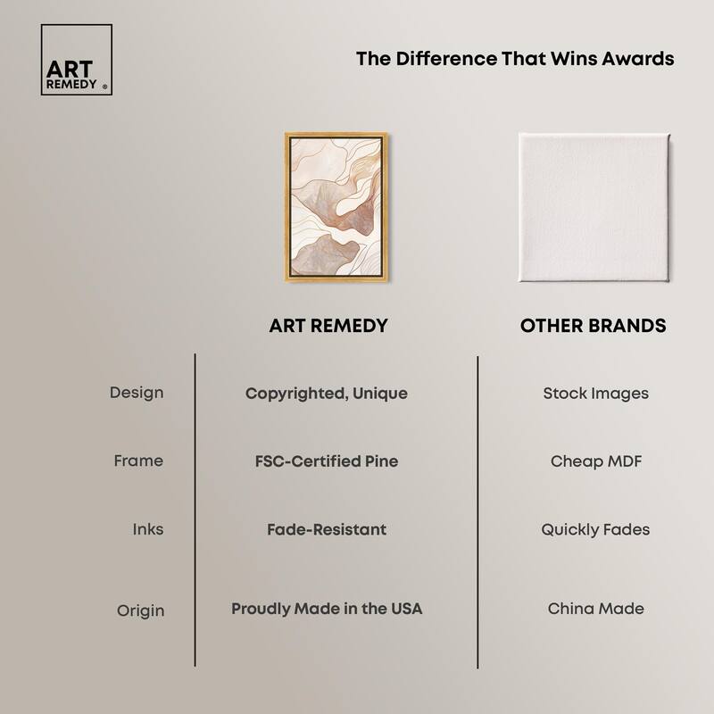 Contoured Reverie I Canvas by Art Remedy