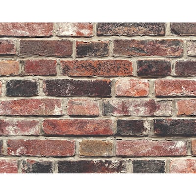 Seabrook Designs Colorful Faux Stone Unpasted Wallpaper