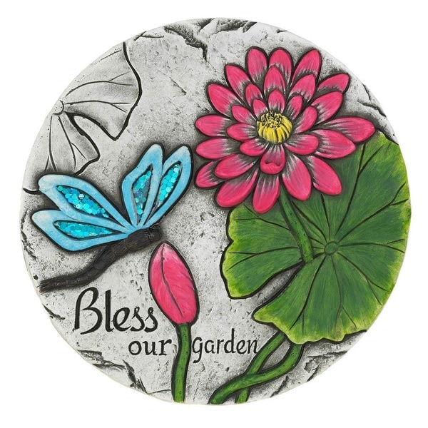 2 Bless Our Garden Butterfly Stones