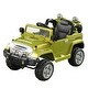 preview thumbnail 6 of 13, 12V Off-Road Truck Ride-On for Kids, Remote Control, MP3, Working Horn, High/Low Speed, Black Green