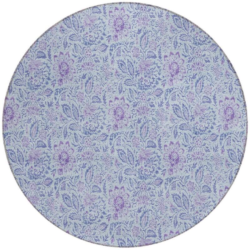 HomeRoots Floral Transitional Rectangle Outdoor Rug