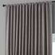 Exclusive Fabrics Faux Linen Extra Wide Room Darkening Curtain Panel