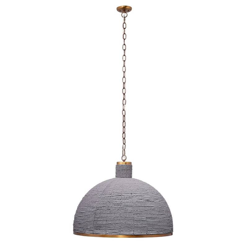 Jamie Young Big Sur 1-Light Beaded Chandelier