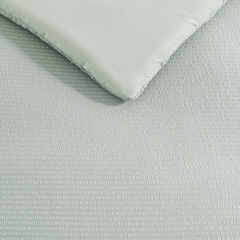 Tommy Bahama Seersucker Solid Reversible 8 Piece Comforter Bonus Set