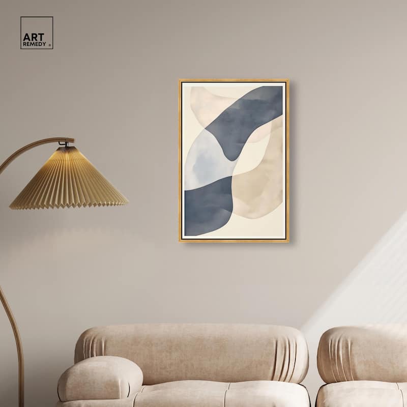 Ovals Canvas by Art Remedy