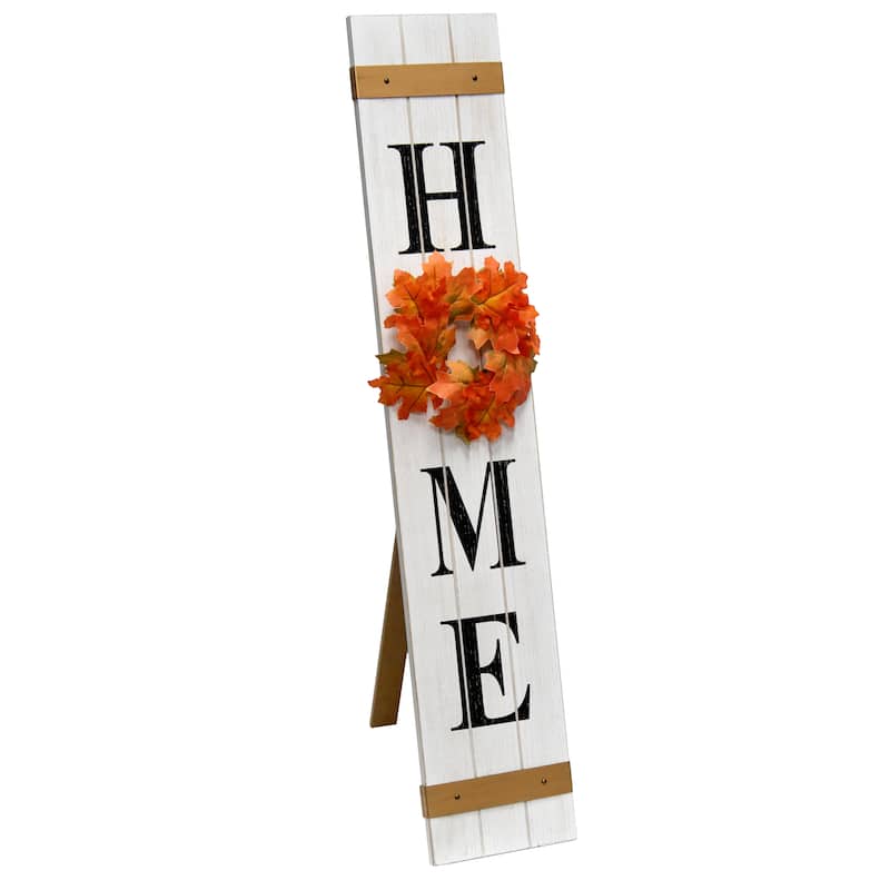 Elegant Designs Interchangeable Wreath Home Sign