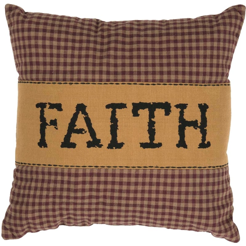 Heritage Farms Faith Pillow 12x12