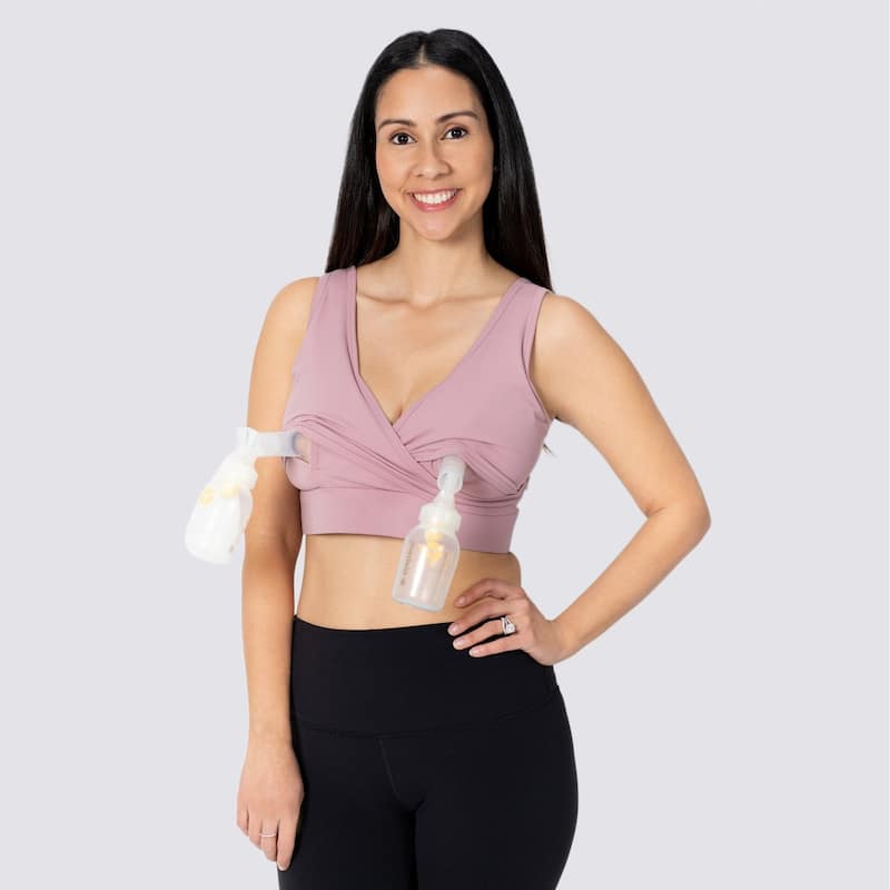 Everyday Luxe 3.0 Nursing & Pumping Bra - Blush - XL
