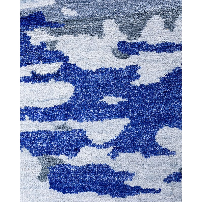 Ikat One-of-a-Kind Handmade Area Rug - Beige, 9' 2" x 12' 0" - 9' 2" x 12' 0"