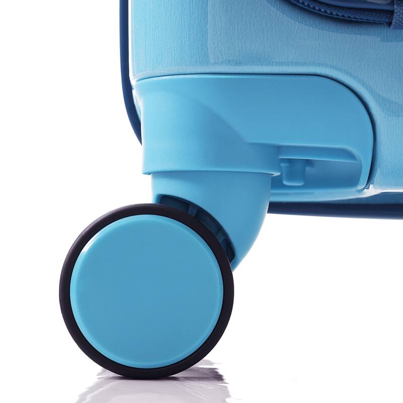 3 Piece High Quality ABS+PC Hard Carry on Suitcase with USB Port and Cup Holder & Spinner Wheels, for Men Women Travel