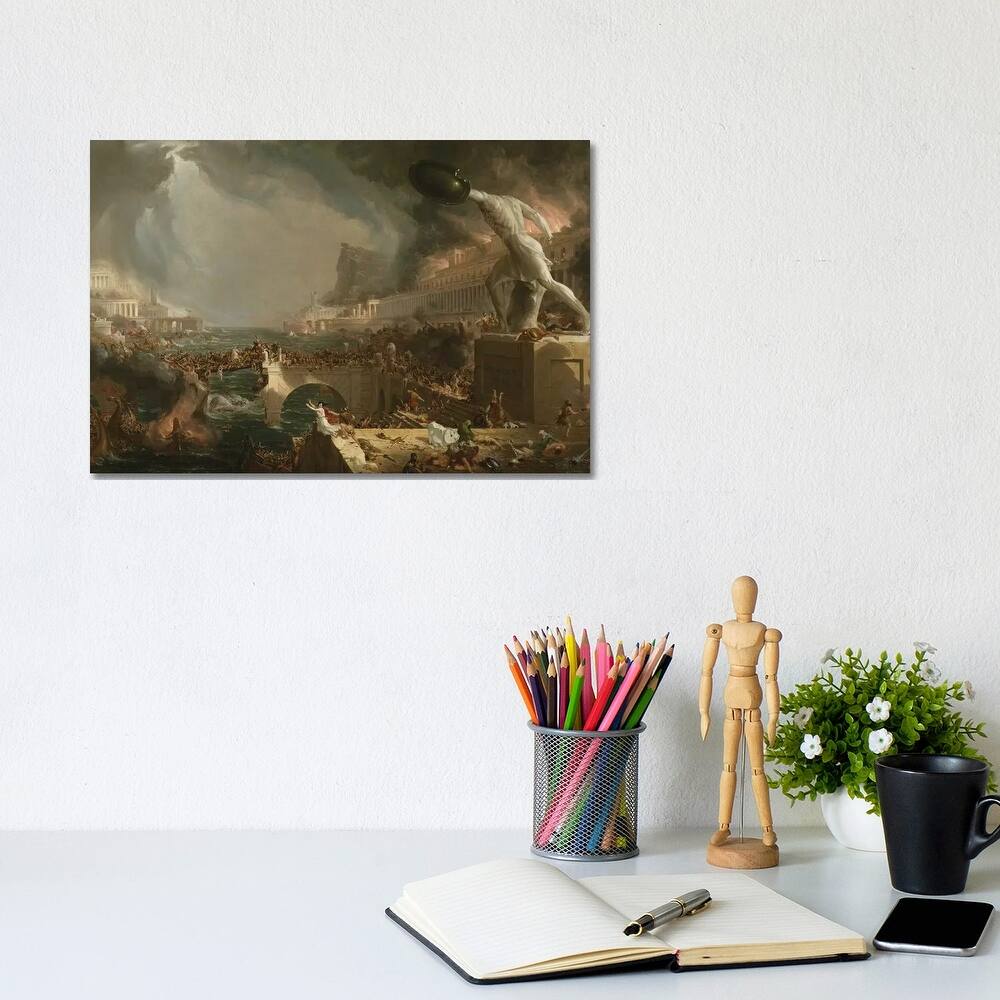 iCanvas "The Course of Empire - Destruction, 1836" by Thomas Cole Canvas Print