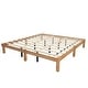 preview thumbnail 12 of 16, King Size Solid Wood Platform Bed