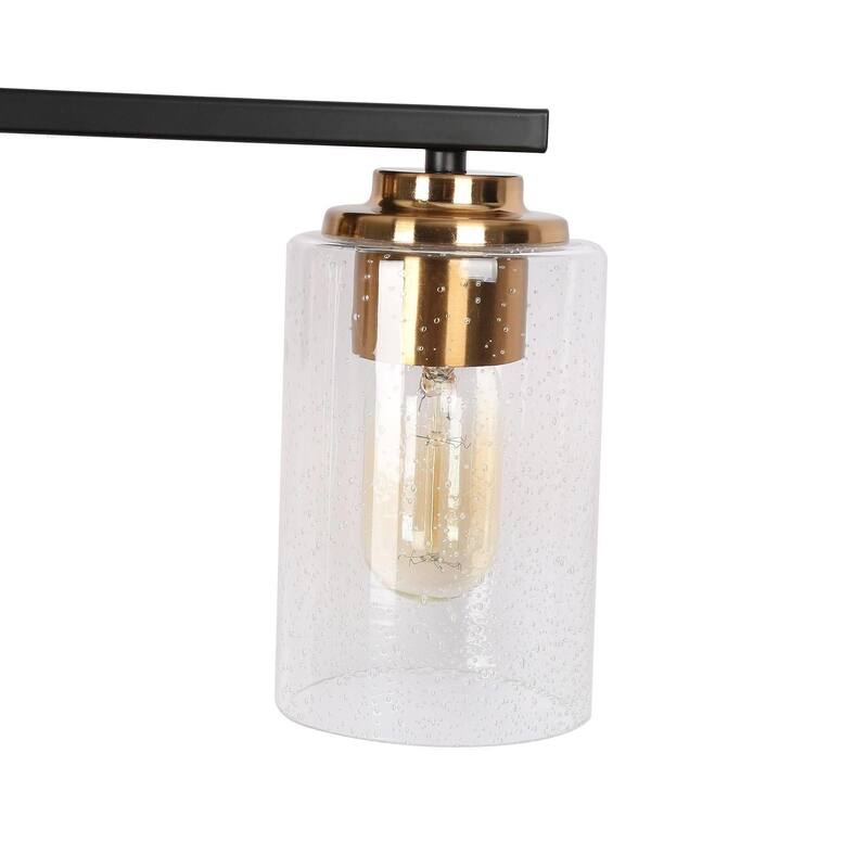 Modern Black Gold Seeded Glass Bathroom Vanity Lights Wall Lighting