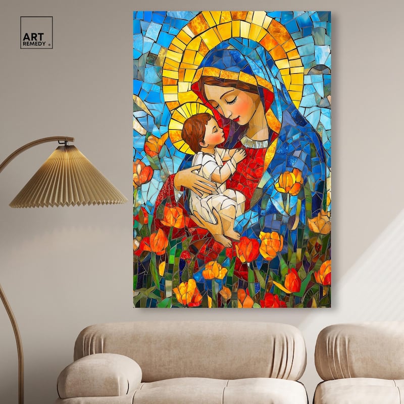 Glass Gospel I Canvas by Art Remedy, Gallery Wrapped