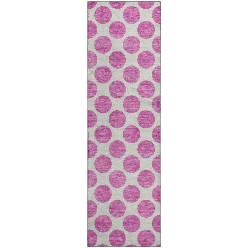 Premium Washable Super Soft Geo Dots Mayfield Rug