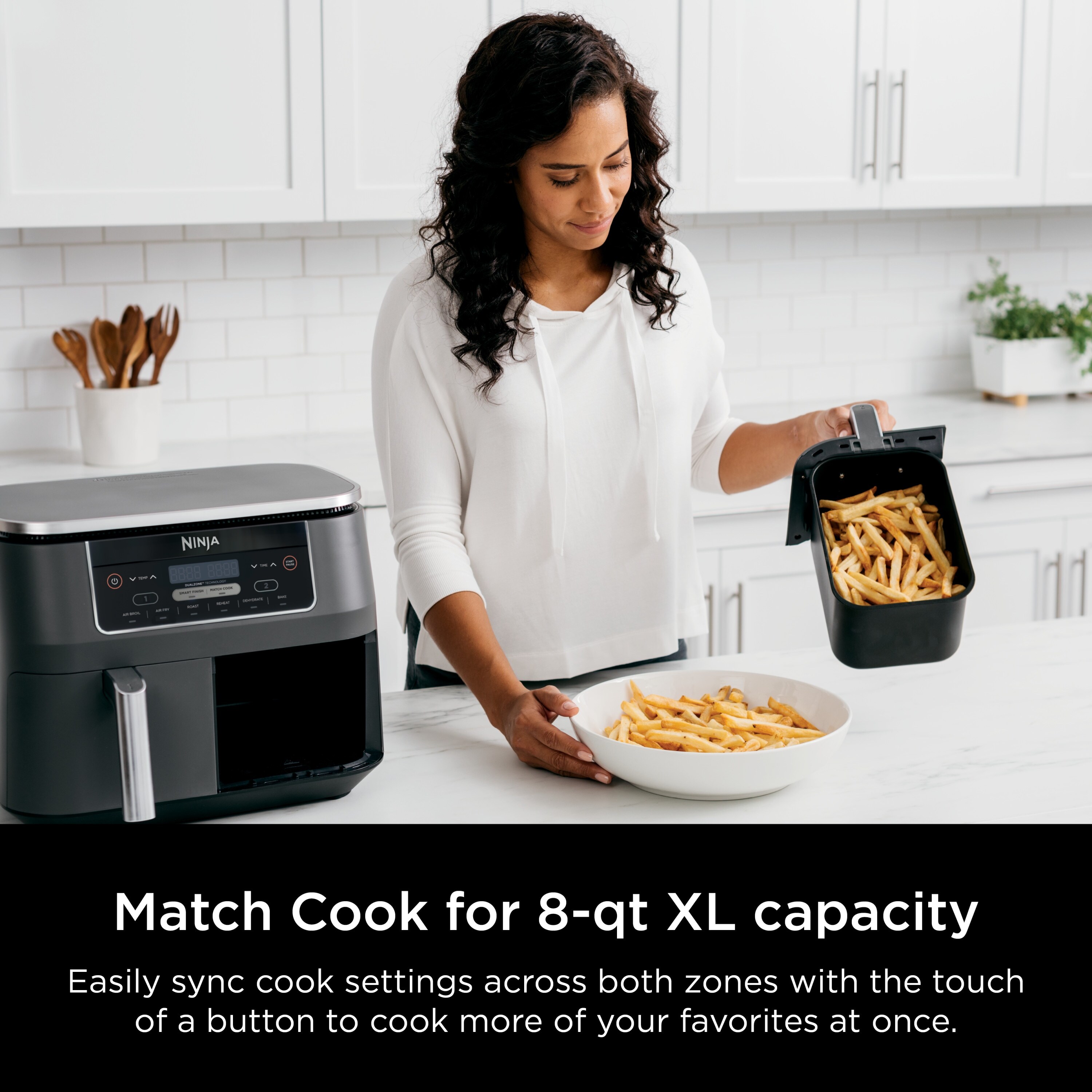 Ninja Foodi 6-in-1 8-quart 2-basket Air Fryer with DualZone