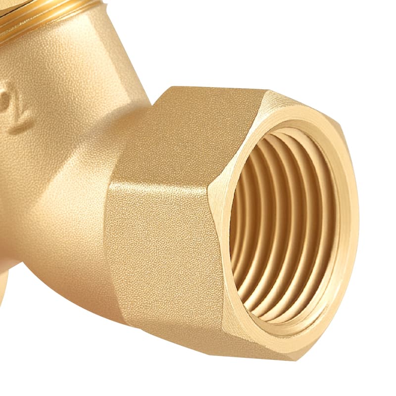 Anmytek Hose Bibb 1/2 Inch FIP x 3/4 Inch MHT Faucet Spigot