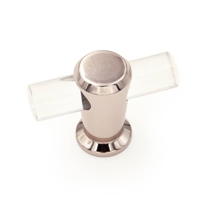RK International Radiance 2 Inch Bar Cabinet Knob - Polished Nickel