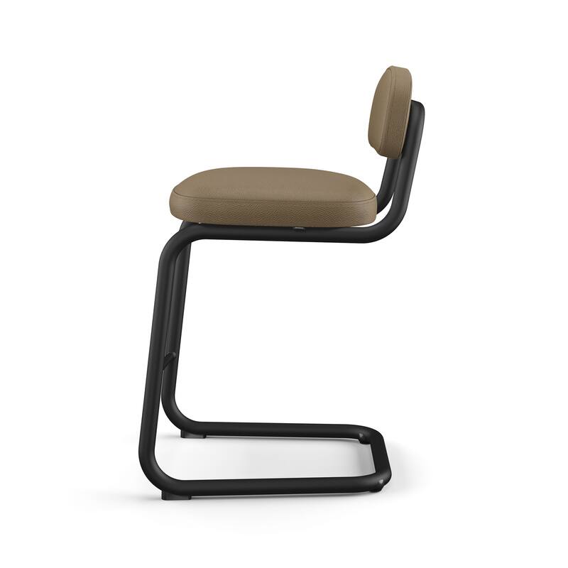 Amisco Flynn 26 in. Counter Stool with Metal Base