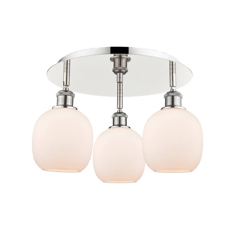 Innovations Lighting Belfast - 3 Light 18" Flush Mount